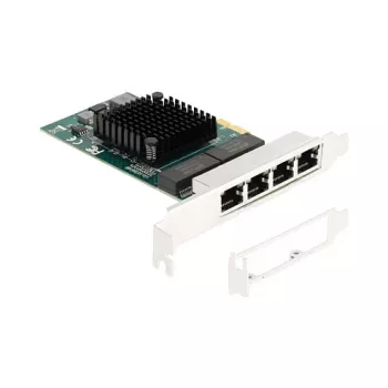 DeLOCK PCI Express x1 karte 4 x RJ45 Gigabit LAN BCM