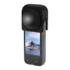 PULUZ silikona lēcas vāciņš Insta360 X4 / X5 (melns)