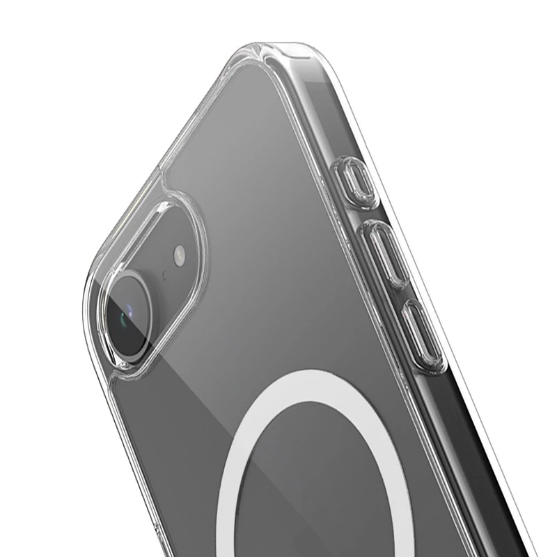 Crong caurspīdīgs MagSafe maciņš iPhone 16e — dzidra aizsargčaula, saderīga ar MagSafe