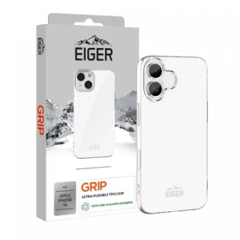 EIGER EGCA00616 Caurspīdīgs vāciņš iPhone 16 15.5 cm