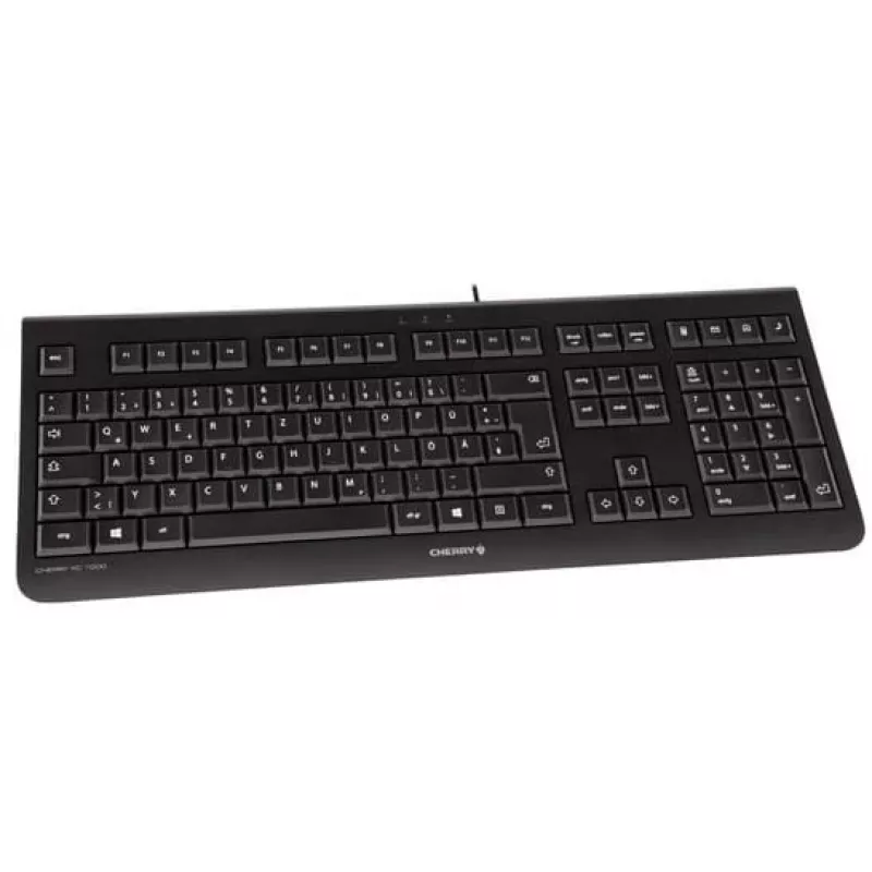CHERRY KC 1000 tastatūra Home USB Šveices Melna