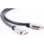 HDMI kabelis ShiverPeaks 10-41025 — 1 m, metāla savienotājs, 10K atbalsts, melns