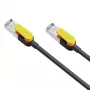 Tīkla vads CABLETIME Cat7 S/STP 1 m, melns