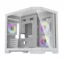 Darflash FT418 datora korpuss + 6 aRGB ventilatori (balts)