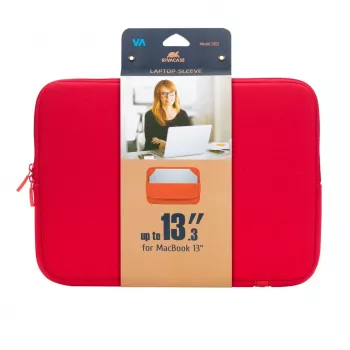 Sleeve maciņš Rivacase 5123 33,8 cm (13,3 collu) Sarkans