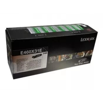 Tonera kasetne Lexmark E460X31E 10000 lpp Melna