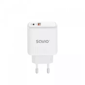 SAVIO LA-06 USB Type A & Type C Quick Charge Power Delivery 3.0 lādētājs