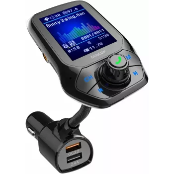 Sencor SWM 5858 BT automašīnas FM raidītājs ar Bluetooth, MP3, USB, microSD