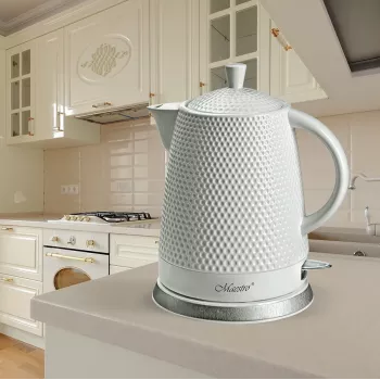 Elektriskā tējkanna Feel Maestro 1.5 L 1200 W Balta