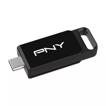 PNY Elite 128 GB USB Type-C zibatmiņa, 3.2 Gen 1, 120 MB/s, melna