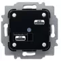 Elektriskais izpildmehānisms Busch-Jaeger 6212/1.1, 230 V, 80 W, Melns/Sudrabs, 71×71×45 mm