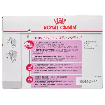 Slapjā barība kaķiem Royal Canin Instinctive 12 x 85 g – mājputni, pieaugušiem kaķiem, urīnceļu veselībai
