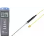 VOLTCRAFT K102 + TP 208 temperatūras mērīšanas instruments -200 līdz +1370 °C, zonde tips K