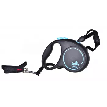Flexi Black Design S 5 m Suņa izvelkamā pavada