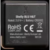 Shelly BLU H&T Temperatūras un mitruma sensors (Melns)