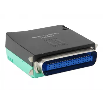 LevelOne FPS-1031 paralēlā printera serveris, melns, zaļš