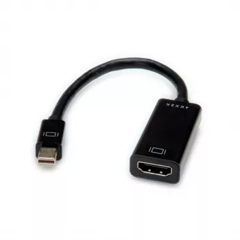 Value 12.99.3143 Video kabelis-adapteris Mini DisplayPort uz HDMI A tipa (standarta) Melns (12.99.3143)