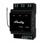 DIN sliedes viedais relejs Shelly WavePro3 3-kanālu Z-Wave, 110–240 V, 25 A uz kanālu, AES-128, DIN montāža