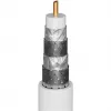 Goobay TV antennas kabelis (135 dB tips), 4x ekranēts, 2 m, melns - apzeltīts, Koax ligzda > Koax spraudnis (70367)