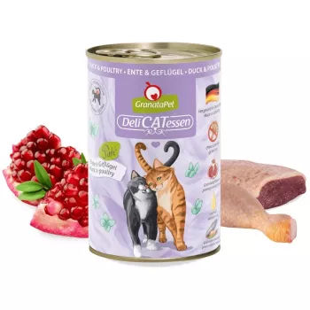 GRANATAPET DeliCATessen Pīle un mājputni - mitrā kaķu barība - 400g