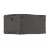 Sienas stiprinājuma servera skapis LANBERG WF03-5304-10B 19 collu 4U melns, stikla durvis