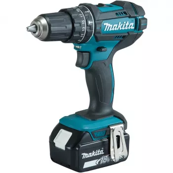 Makita DHP482RFX9 - Bezvadu triecienurbis/skrūvgriezis - Atslēgas patrona 13 mm - 62 N·m - 2 baterijas, lādētājs iekļauts - 18 V (DHP482RFX9)