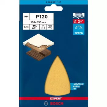 Bosch 2 608 901 117 slīpēšanas lapa koka apstrādei