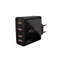 Sienas lādētājs BLOW 4×USB-C PD 100W GaN, 4 porti, PD 3.0, PPS, 200–240V ieeja