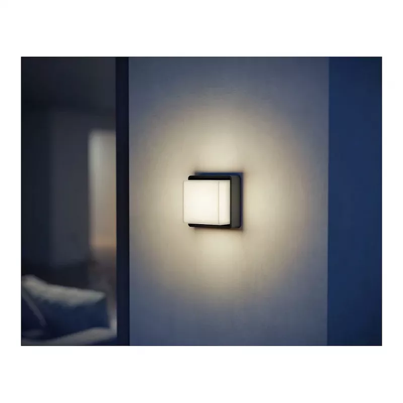 Āra sienas gaismeklis Steinel L 845 SC, LED nemaināms 9 W, antracīts, alumīnijs/plastmasa, 160°/5 m
