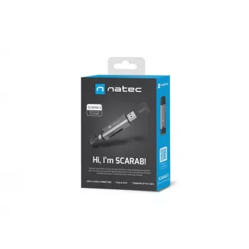 Karšu lasītājs Natec Scarab 3 USB A/C SD/microUSB 3.0