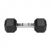 Hanteles ar gumijotu čugunu HEX 2x6 kg REBEL ACTIVE
