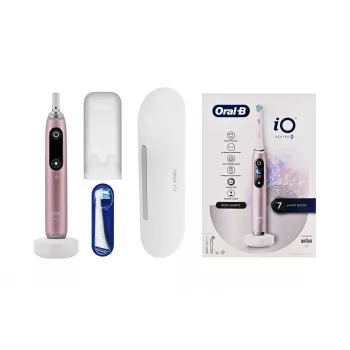 Oral-B iO9 Series 9 elektriskā zobu birste, rožu kvarcs