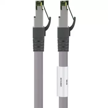 Goobay CAT 8.1 Patch Kabelis, S/FTP (PiMF), Pelēks, 3 m - LSZH Halogēns-Brīvs, Vara AWG 24 (55138)