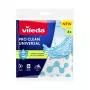 Tīrīšanas lupatiņa VILEDA Pro Clean 179370 — universāla fermentu apstrādāta lupatiņa, slapjai tīrīšanai, iepakojumā 4 gab.