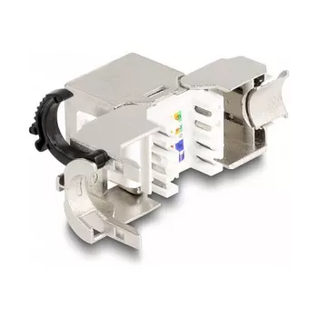 DeLOCK Keystone modulis RJ45 ligzda uz LSA Cat.6A STP ar fiksējošo skavu