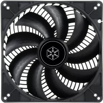 SilverStone SST-AP184i-PRO 180mm korpusa ventilators melns