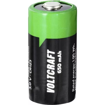 VOLTCRAFT speciālā baterija CR 123 Litijs 3 V 650 mAh (VC-12713995)