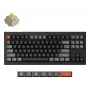 Mehāniskā tastatūra Keychron V3 Ultra 8K — vads & Bluetooth, QWERTY izkārtojums, RGB LED, melna