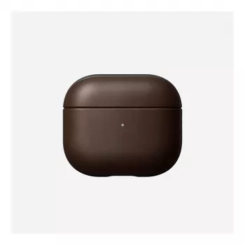 Ādas AirPods Maciņš Nomad V3 Rustic Brown — aizsargājošs ādas vāciņš AirPods uzlādes maciņam