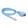 DeLOCK Adapter RS-232 DB9 vīrišķais uz RJ45 vīrišķais 1m