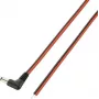 VOLTCRAFT zemsprieguma savienojuma kabelis, 5.5 mm / 2.5 mm, 2 m, atvērts gals