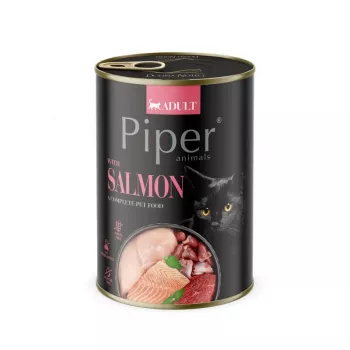 PIPER Animals ar lasi - mitrā barība kaķiem - 400g