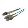 Synergy 21 15m OM3 LC - SC optiskais kabelis, 15 m, OM3, LC - SC, vīrietis/vīrietis, zils