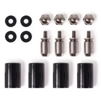 Montāžas komplekts Alphacool 15724 Melns Nerūsējošais Tērauds 17mm Augstums