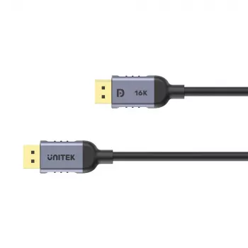 UNITEK C1628GY01-5M DisplayPort kabelis Melns, Pelēks