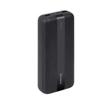 Power Bank USB 20000mAh VA2081 Melns Rivacase