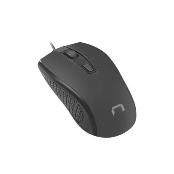 Natec Optical Mouse HOOPOE 2 1600 DPI, USB, Melna