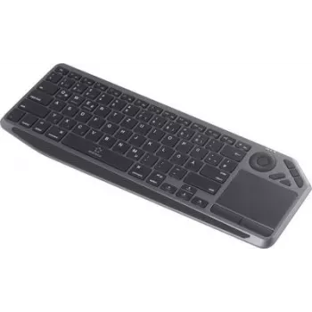 Renkforce RF-WLBTKB-300 bezvadu Bluetooth tastatūra vācu QWERTZ melna integrēta (RF-6746416)