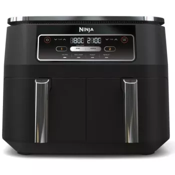 Ninja AF200EU dubultā gaisa cepeškrāsns 7.6 L 2400 W melna
