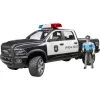 BRUDER RAM 2500 Policijas pikaps 02505 – mēroga modelis, rotaļu auto